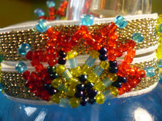 Браслет Красный листик